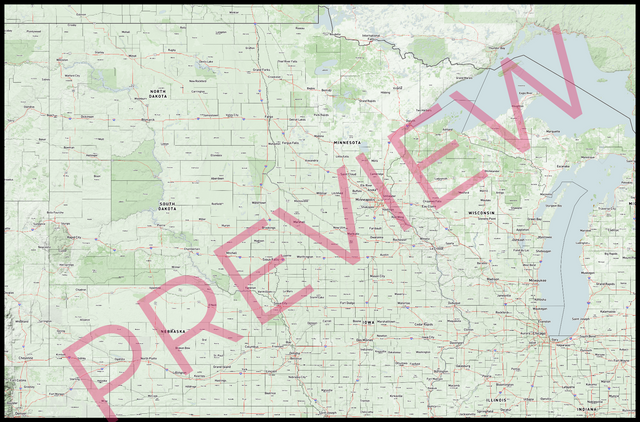 Printed large poster – 72"x48" Top laminated with DRY ERASE Overlaminate - diy - x48x72 - landscape - 20260317