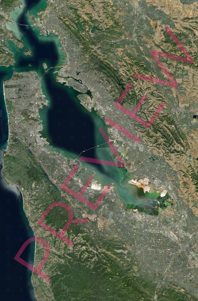 Printed large poster – 72"x48" - satellite - x48x72 - portrait - 20241206