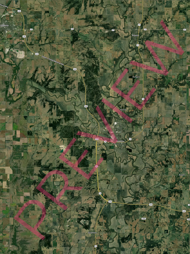 Printed large poster – 48"x36" Top laminated with DRY ERASE Overlaminate - satellite - x36x48 - portrait - 20241230