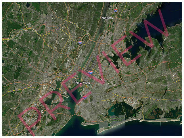 Printed large poster – 48"x36" - satellite - x36x48 - landscape - 20241217