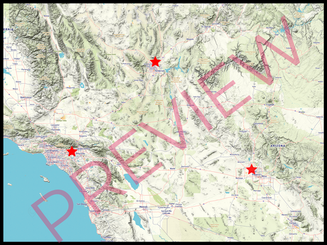 Printed large poster – 48"x36" Top Laminated - roadtrip - x36x48 - landscape - 20250110