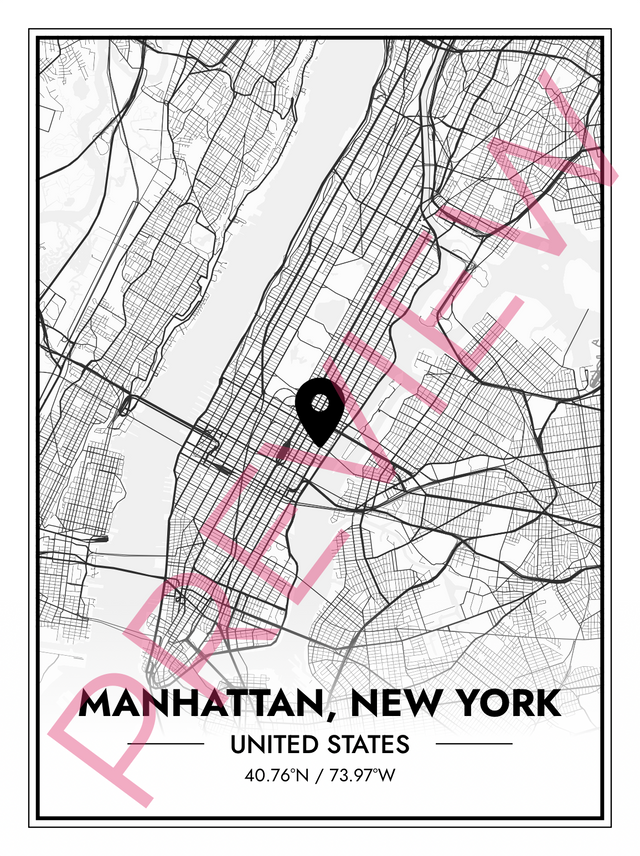 Printed poster – 24"x18" - modern - x18x24 - portrait - 20250123