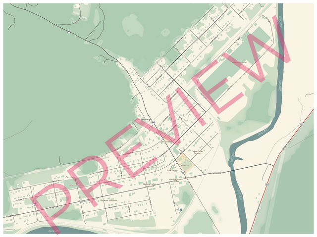 Printed large poster – 48"x36" Top laminated with DRY ERASE Overlaminate - retro - x36x48 - landscape - 20250326