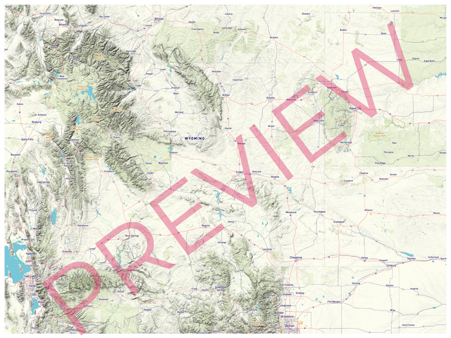 Printed large poster – 48"x36" Top laminated with DRY ERASE Overlaminate - roadtrip - x36x48 - landscape - 20241215