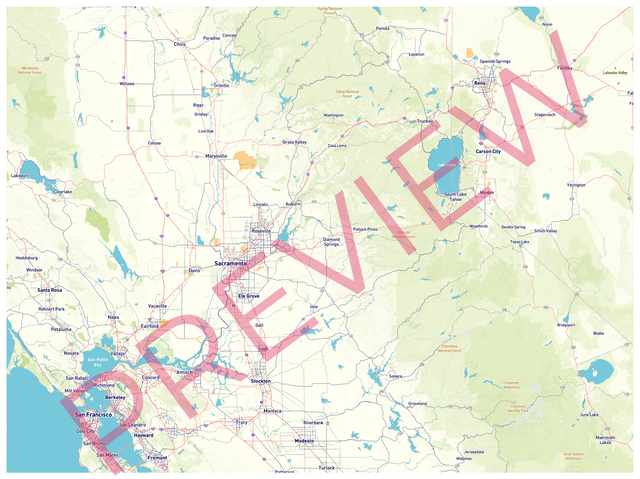 Printed large poster – 48"x36" - roadtrip - x36x48 - landscape - 20251008