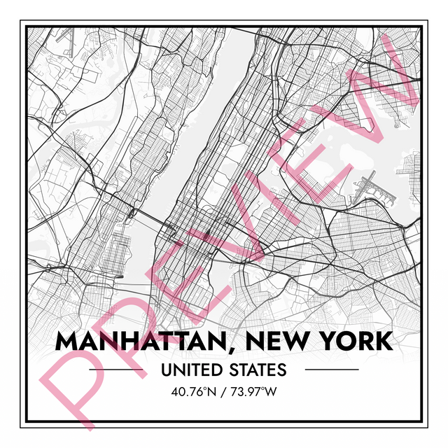 Printed poster – 18"x18" - modern - x18x18 - landscape - 20250504