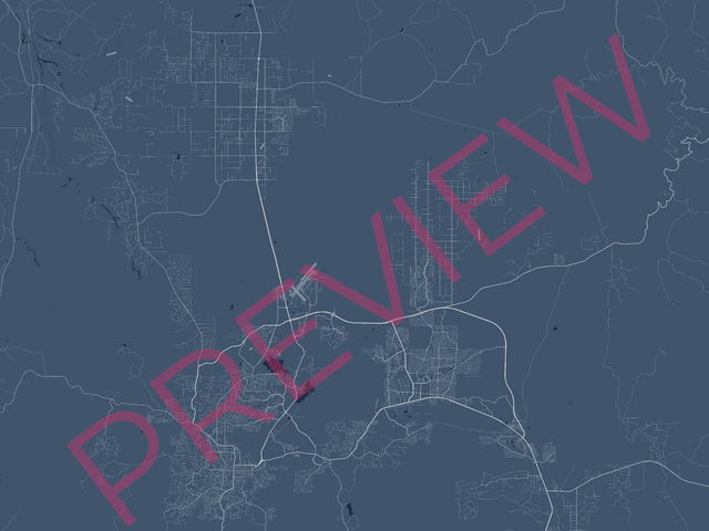 Printed large poster – 48"x36" Top laminated with DRY ERASE Overlaminate - asphalt - x36x48 - landscape - 20250506