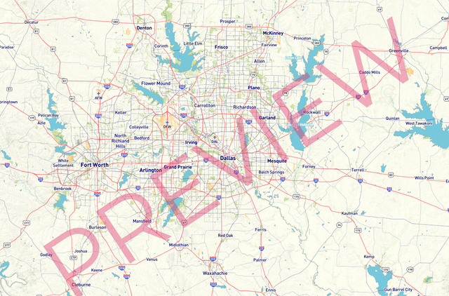 Printed large poster – 72"x48" Top laminated with DRY ERASE Overlaminate - roadtrip - x48x72 - landscape - 20250226