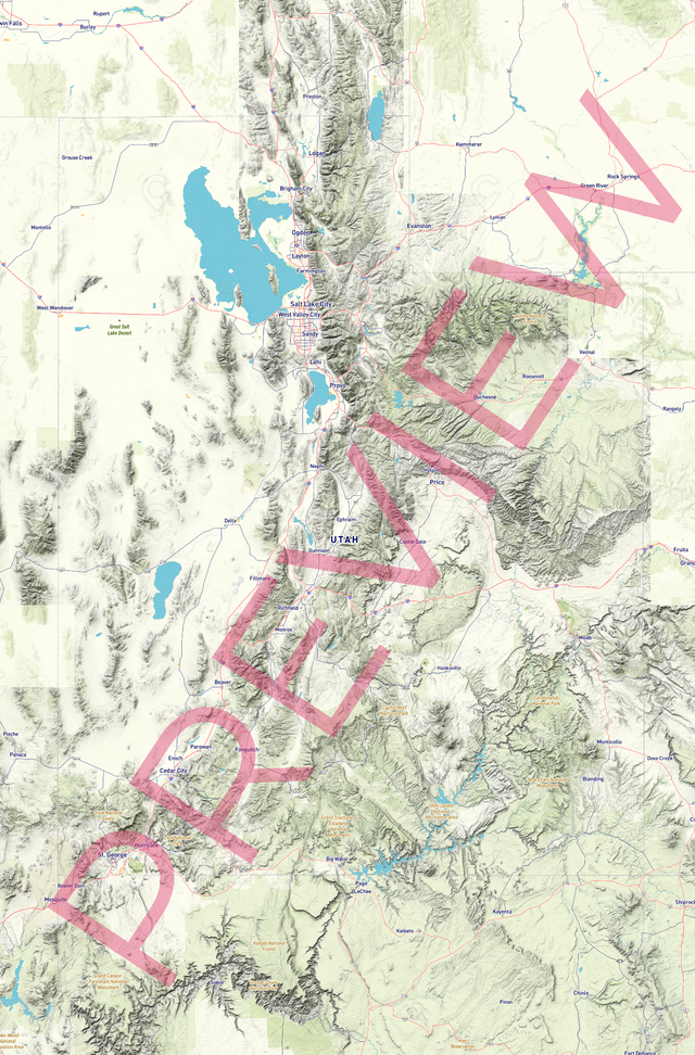 Printed large poster – 72"x48" Top Laminated - roadtrip - x48x72 - portrait - 20251003