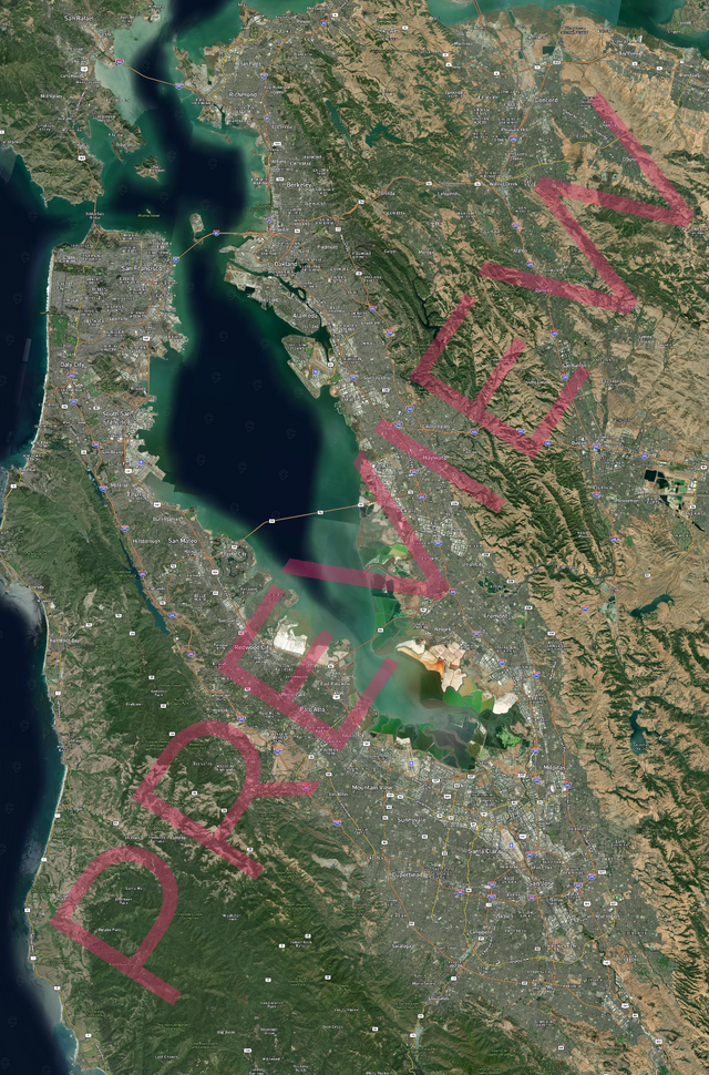 Printed large poster – 72"x48" - satellite - x48x72 - portrait - 20241206