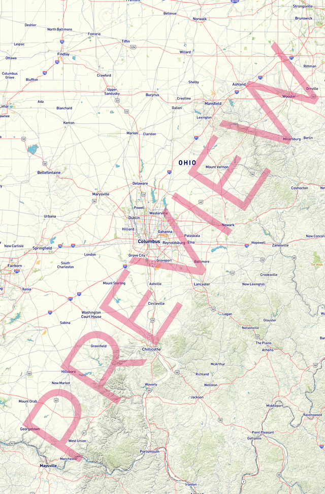 Printed large poster – 72"x48" Top laminated with DRY ERASE Overlaminate - roadtrip - x48x72 - portrait - 20250115