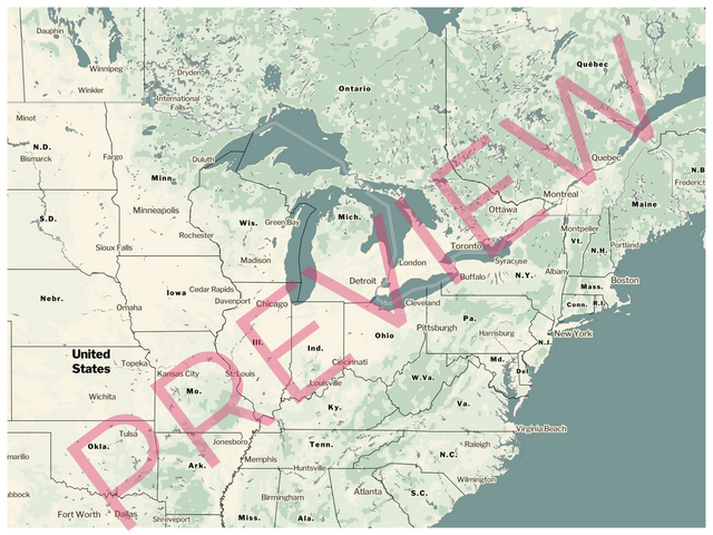 Printed large poster – 48"x36" Top Laminated - retro - x36x48 - landscape - 20250706