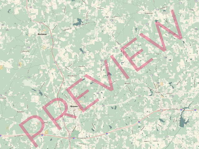 Printed large poster – 48"x36" - retro - x36x48 - landscape - 20250307