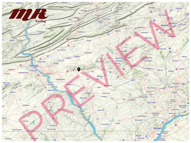 Printed large poster – 48"x36" - roadtrip - x36x48 - landscape - 20250310