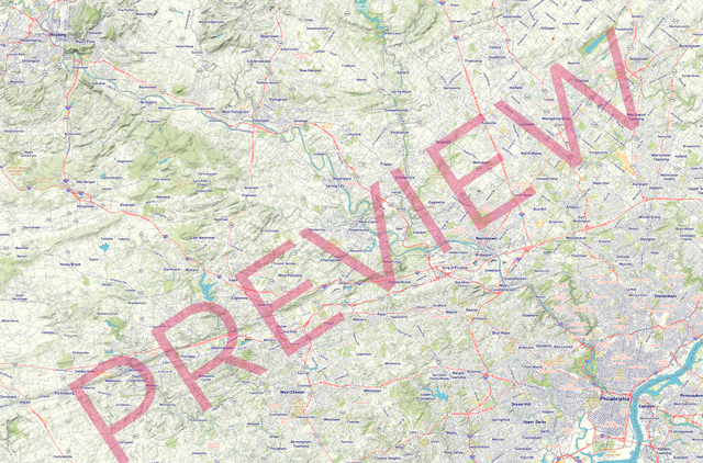 Printed large poster – 72"x48" Top laminated with DRY ERASE Overlaminate - roadtrip - x48x72 - landscape - 20251123