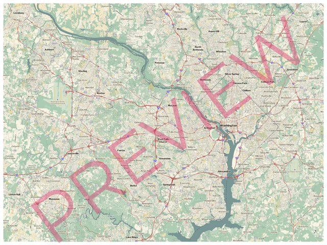 Printed large poster – 48"x36" - retro - x36x48 - landscape - 20250826