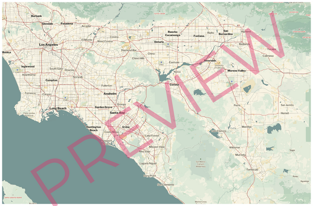 Printed large poster – 72"x48" Top laminated with DRY ERASE Overlaminate - retro - x48x72 - landscape - 20250929