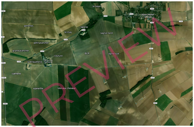 Printed large poster – 180 cm x 120 cm Top Laminated - satellite - x120x180 - landscape - 20251009