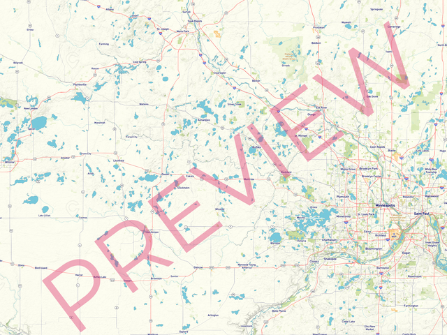 Printed large poster – 48"x36" Top laminated with DRY ERASE Overlaminate - roadtrip - x36x48 - landscape - 20251013