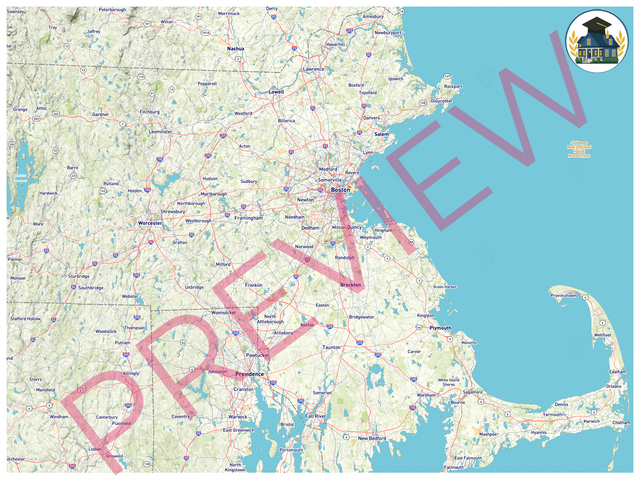Printed large poster – 48"x36" Top laminated with DRY ERASE Overlaminate - roadtrip - x36x48 - landscape - 20260502