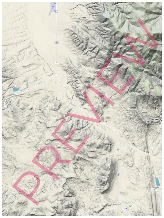 Printed large poster – 48"x36" - hiking - x36x48 - portrait - 20250819