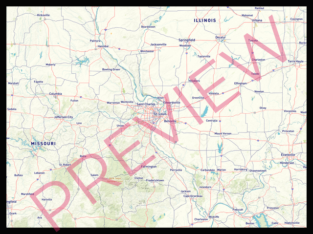 Printed poster – 24"x18" - roadtrip - x18x24 - landscape - 20260102