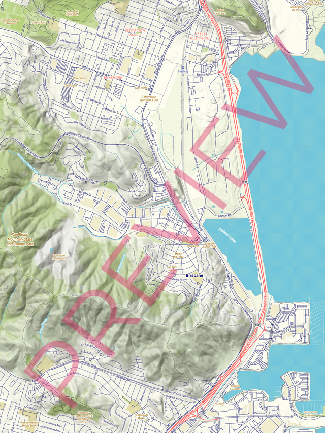 Printed large poster – 48"x36" Top laminated with DRY ERASE Overlaminate - roadtrip - x36x48 - portrait - 20250122