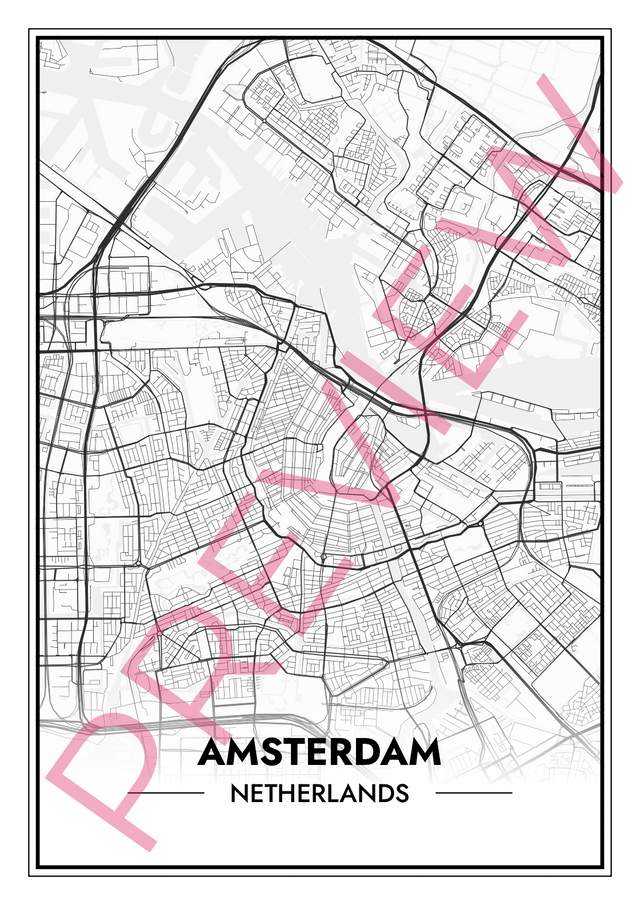 Printed poster – 50cm x 70cm - modern - x50x70 - portrait - 20250412