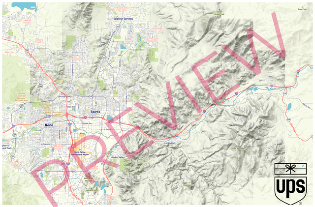 Printed large poster – 72"x48" Top laminated with DRY ERASE Overlaminate - roadtrip - x48x72 - landscape - 20250221