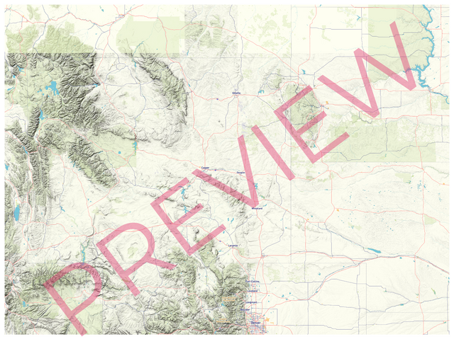 Printed large poster – 48"x36" Top laminated with DRY ERASE Overlaminate - roadtrip - x36x48 - landscape - 20241214