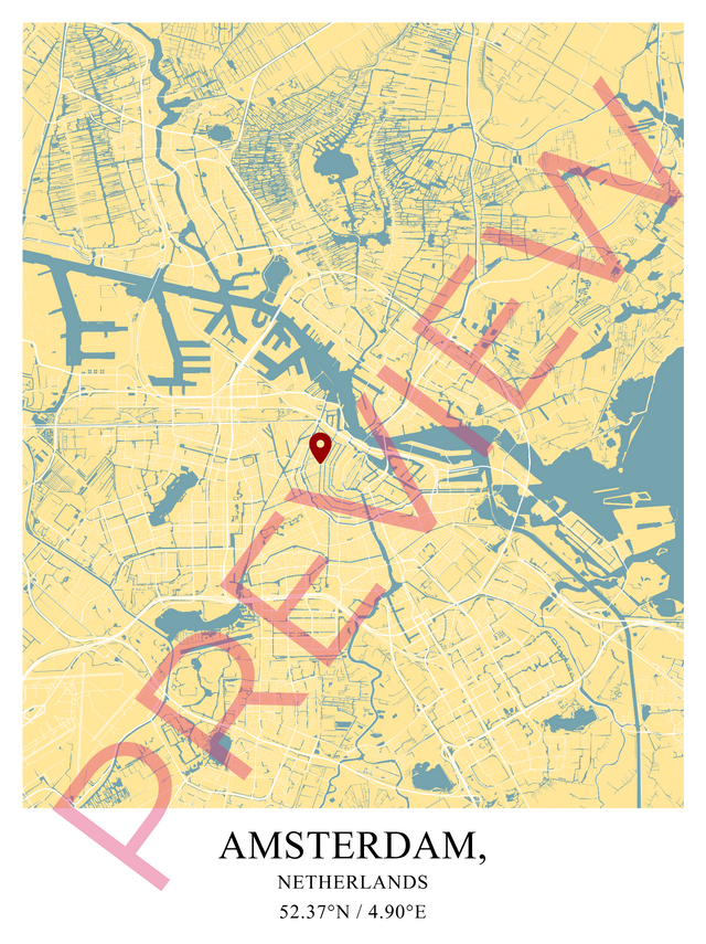 Printed poster – 12"x16" - customstyle - x12x16 - portrait - 20250211