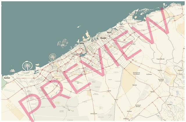 Printed large poster – 72"x48" - retro - x48x72 - landscape - 20250129