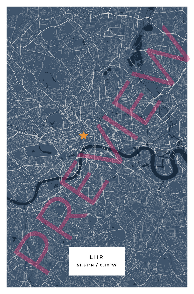 Printed poster – 36"x24" - asphalt - x24x36 - portrait - 20250214