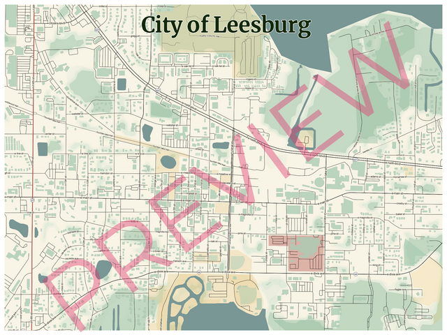 Printed large poster – 48"x36" - retro - x36x48 - landscape - 20250205