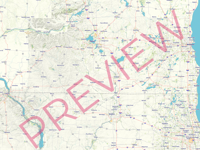 Printed large poster – 48"x36" Top laminated with DRY ERASE Overlaminate - roadtrip - x36x48 - landscape - 20250206