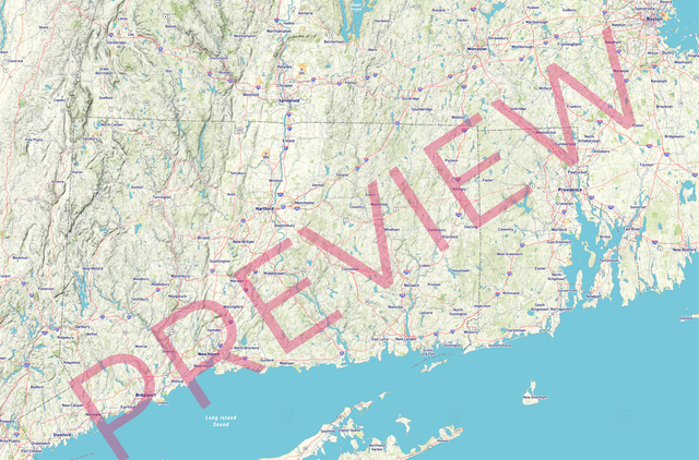 Printed large poster – 72"x48" Top laminated with DRY ERASE Overlaminate - roadtrip - x48x72 - landscape - 20251103