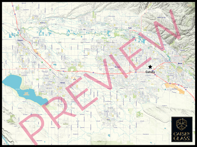 Printed large poster – 48"x36" Top laminated with DRY ERASE Overlaminate - roadtrip - x36x48 - landscape - 20241231