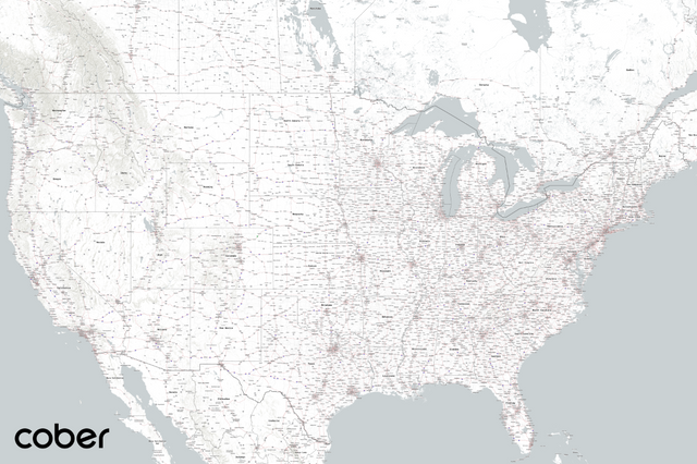 Custom Digital US map 72x48 Darren B.