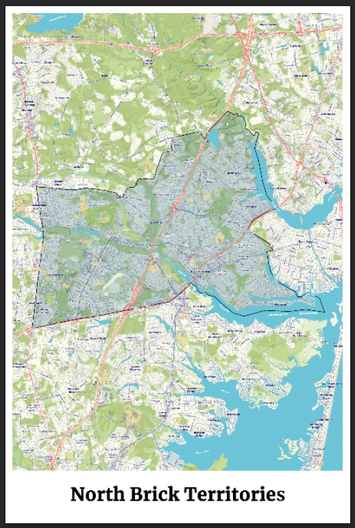 Custom Printed large poster framed 36x24 Brick NJ - Brian H.