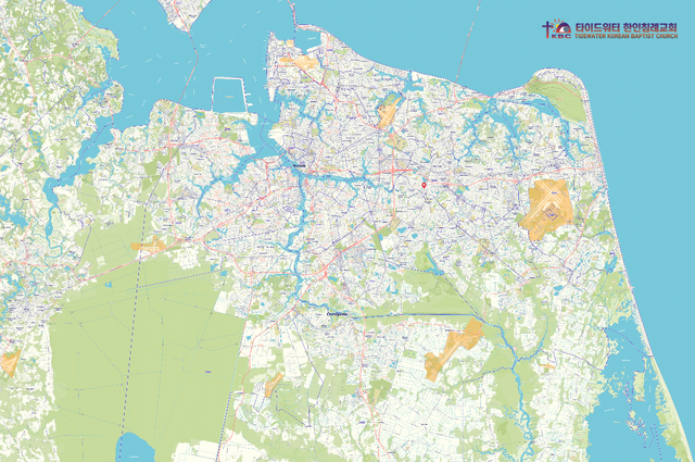 Custom digital map 90x60 Sangyoung P.