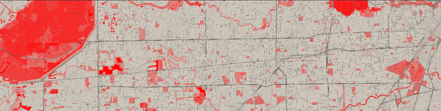 Custom large digital map 420x108 Sydney F.