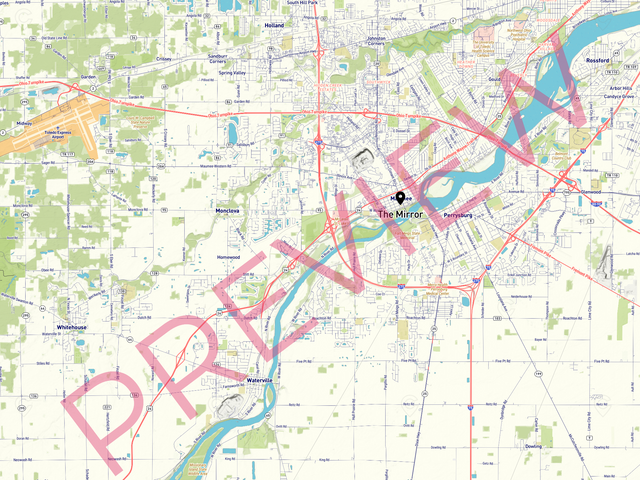 Printed large poster – 48"x36" - roadtrip - x36x48 - landscape - 20250507