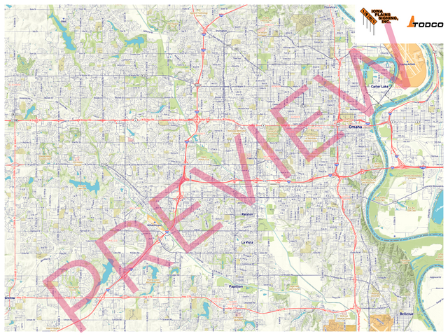 Printed large poster – 48"x36" Top laminated with DRY ERASE Overlaminate - roadtrip - x36x48 - landscape - 20260325