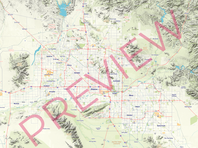Printed large poster – 48"x36" Top laminated with DRY ERASE Overlaminate - roadtrip - x36x48 - landscape - 20260710
