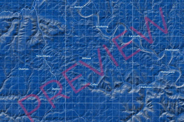 HP Prepasted Wallpaper - blueprint - mural - 90x60inches - 20241217