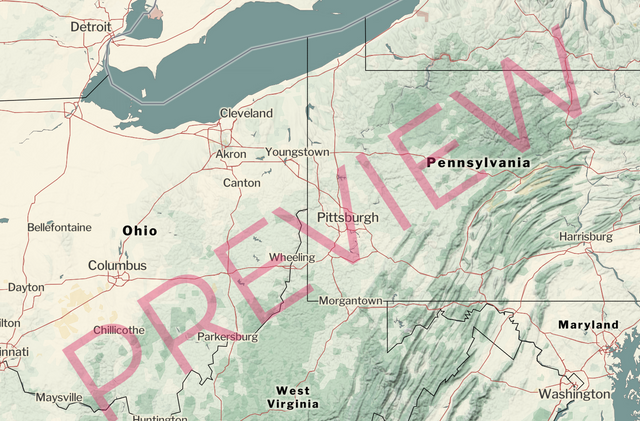 Printed large poster – 72"x48" Top laminated with DRY ERASE Overlaminate - retro - x48x72 - landscape - 20251013