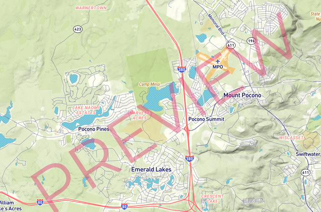 Printed large poster – 72"x48" Top laminated with DRY ERASE Overlaminate - roadtrip - x48x72 - landscape - 20250413