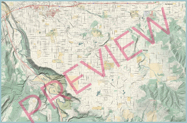 Printed large poster – 72"x48" Top laminated with DRY ERASE Overlaminate - retro - x48x72 - landscape - 20260717