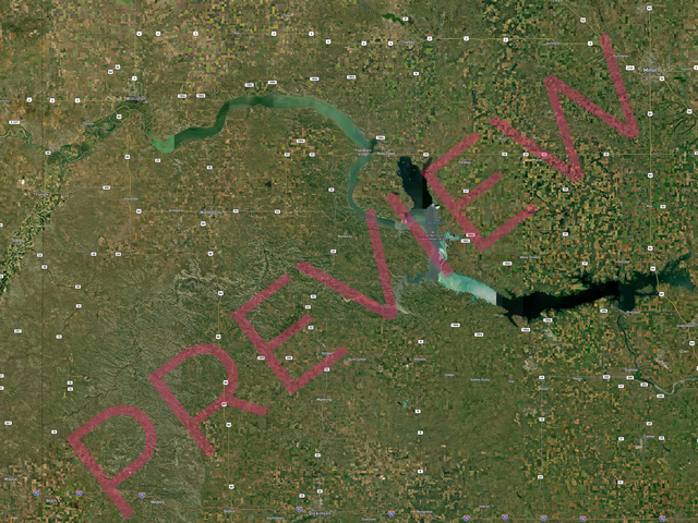 Printed large poster – 48"x36" Top laminated with DRY ERASE Overlaminate - satellite - x36x48 - landscape - 20250429