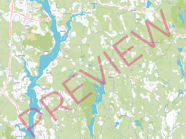 Printed large poster – 48"x36" - roadtrip - x36x48 - landscape - 20250614